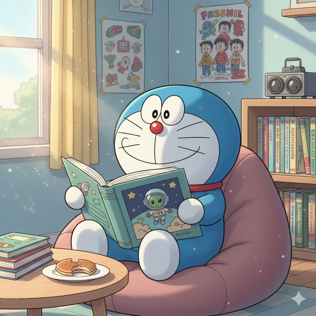 Doraemon và những cuốn sách văn học